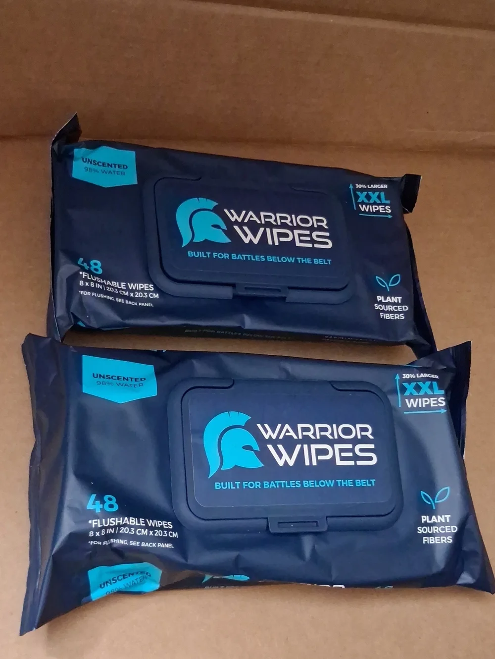 2 Pack Mens Xxl Wipes Nwt